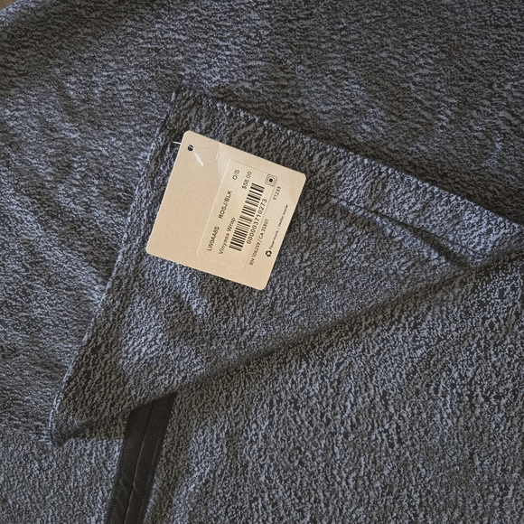 Lululemon Vinyasa Scarf Wrap Scarf / Color Blue Gray Black ROSJ/BLK - Picture 9 of 14